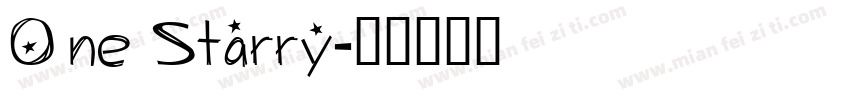 One Starry字体转换